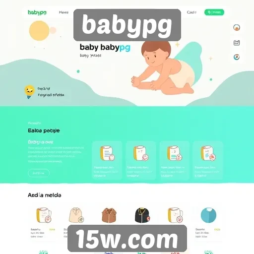Interface do site babypg é intuitiva e amigável